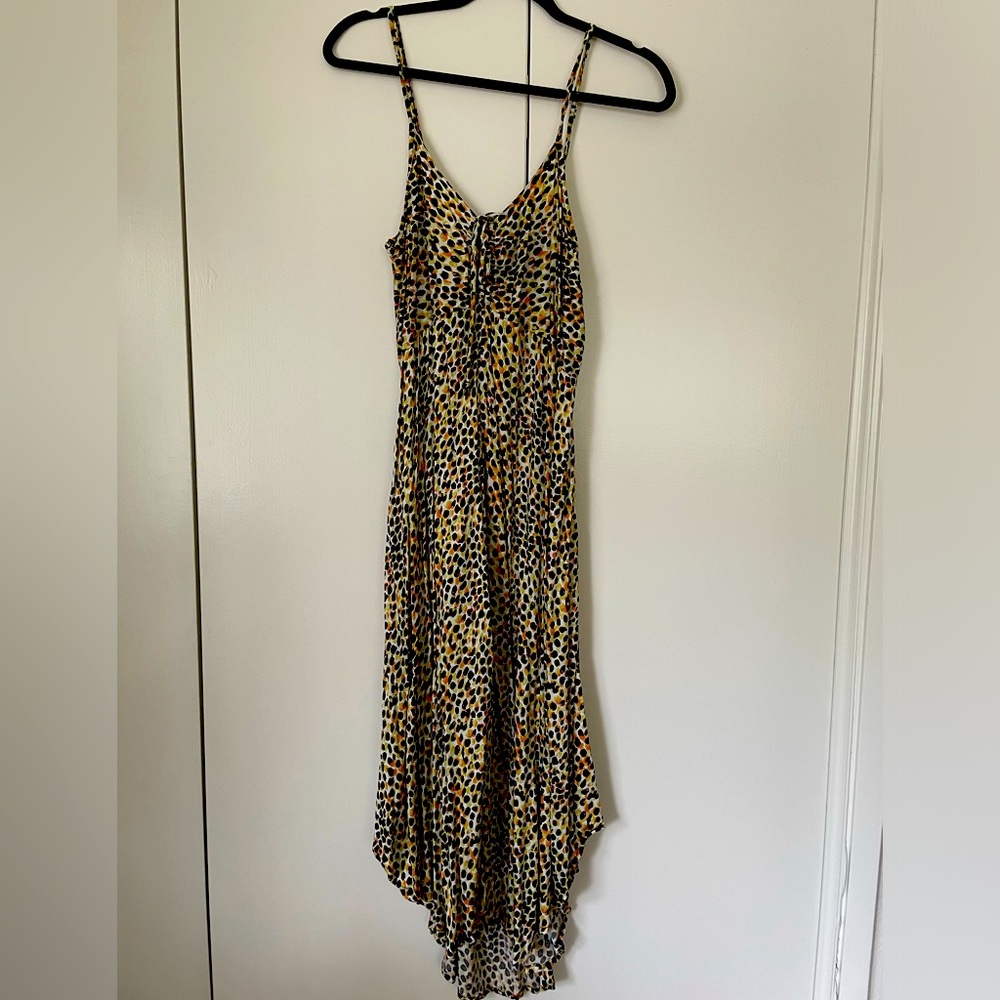 Final Touch - Midi Dress - Synched Neckline for V-Neck Option - Size S